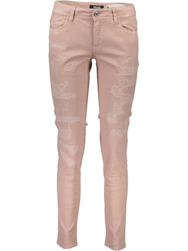 JUST CAVALLI PANTALONE DONNA ROSA