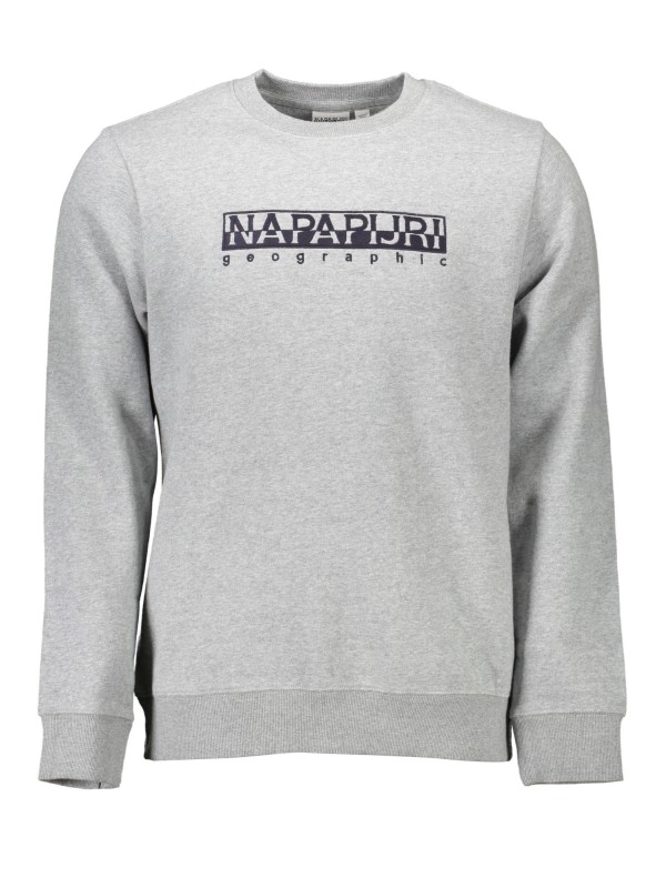 NAPAPIJRI FELPA SENZA ZIP UOMO GRIGIO