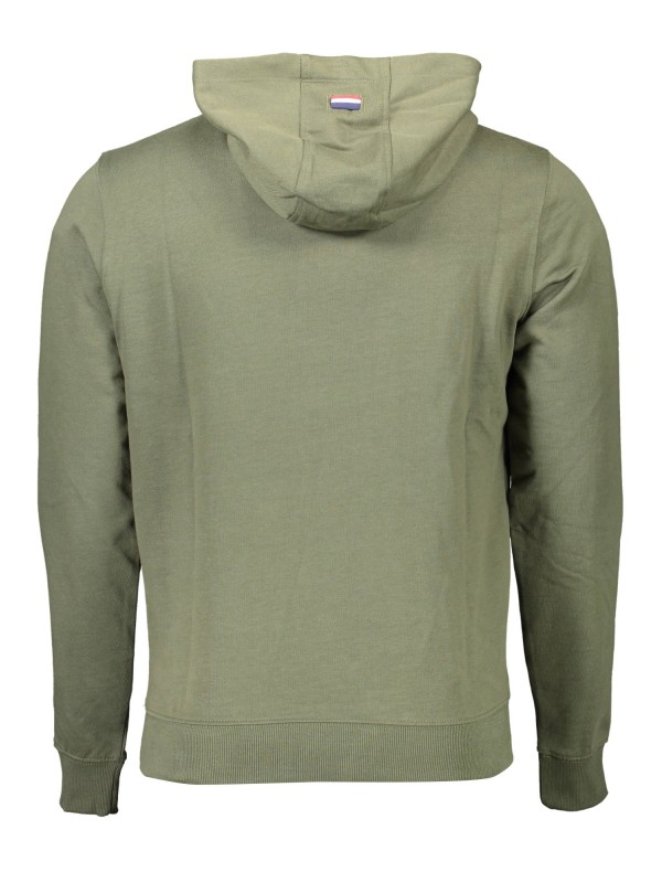 U.S. POLO FELPA SENZA ZIP UOMO VERDE