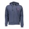 U.S. POLO FELPA CON ZIP UOMO BLU