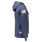 U.S. POLO FELPA CON ZIP UOMO BLU