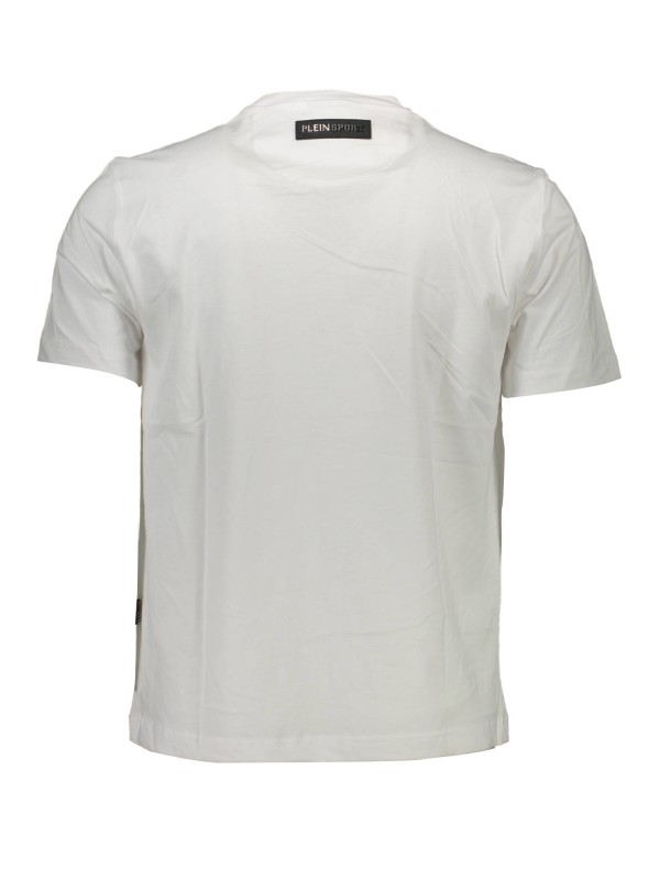 PLEIN SPORT T-SHIRT MANICHE CORTE UOMO BIANCO